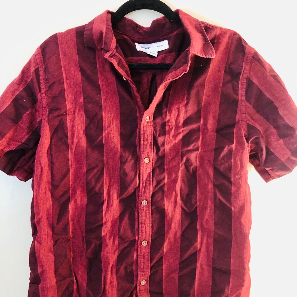 MENS SHORT SLEEVE BUTTON DOWN